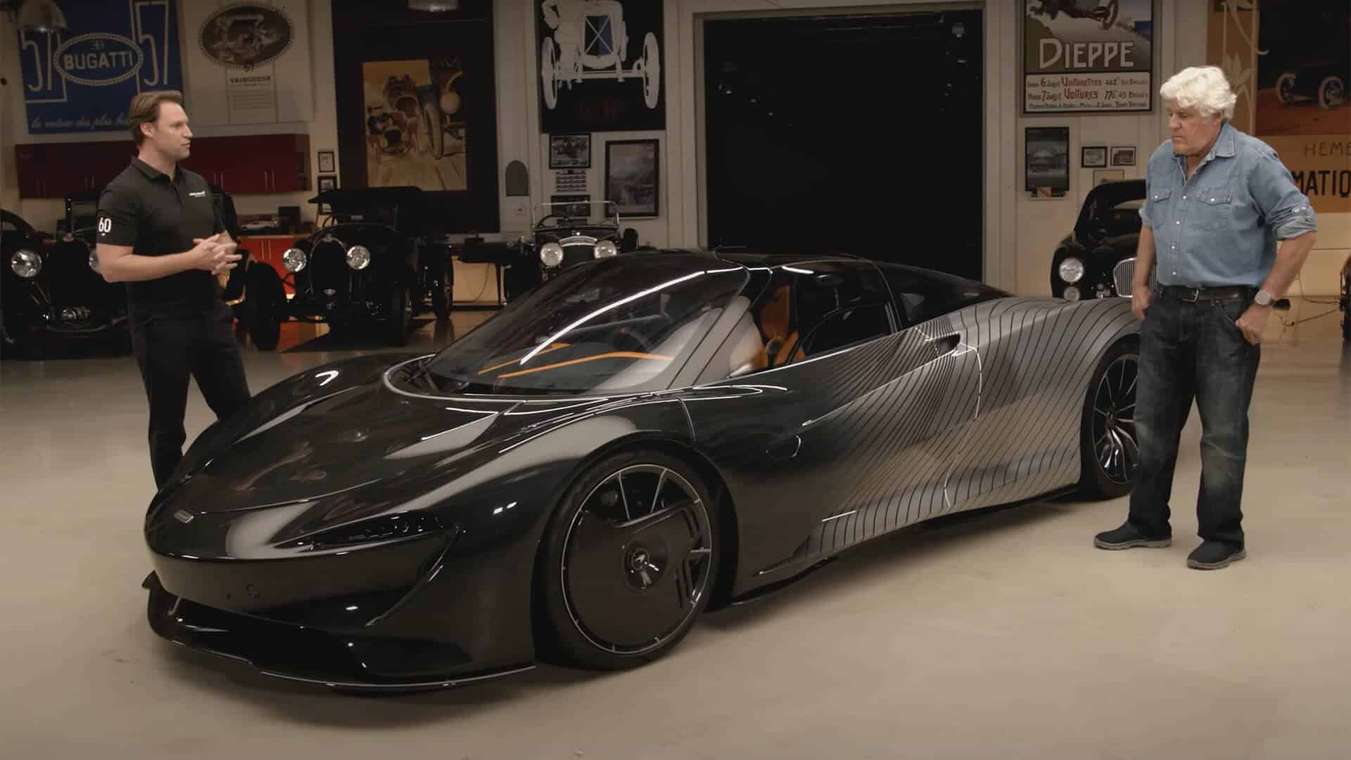 Джей Лено водит McLaren Speedtail, который не похож ни на один другой