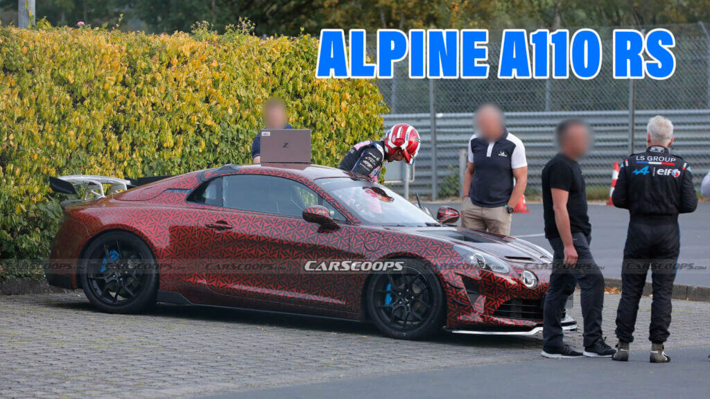 Secret Alpine A110 RS оказался быстрее* Cayman GT4 на тестах Нюрбургринга