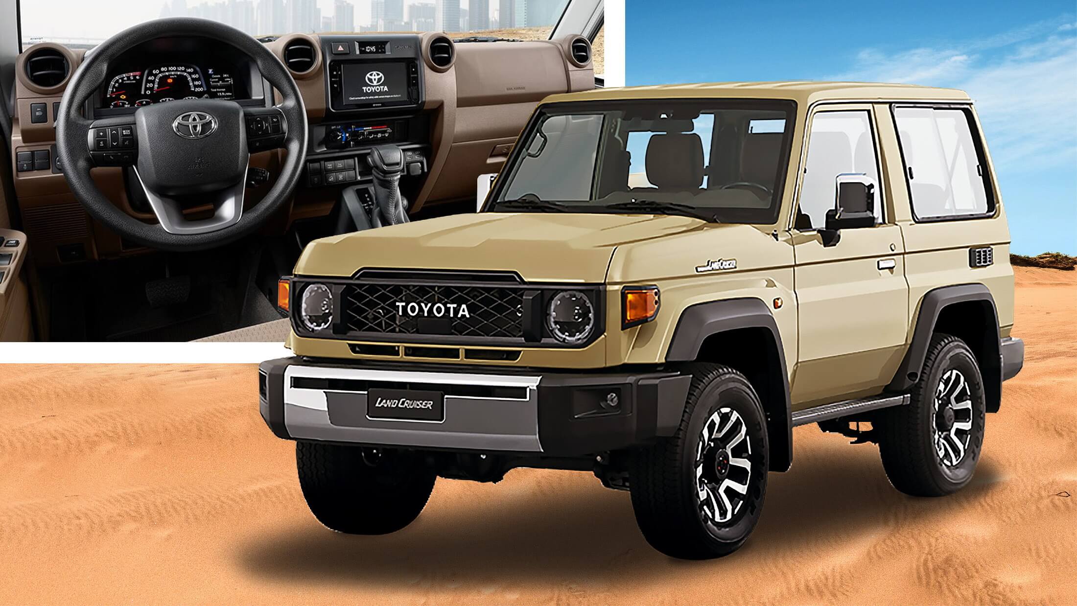 Рестайлинговый Toyota Land Cruiser 70 Series 2024 года получит 3-дверный вариант с короткой колесной базой