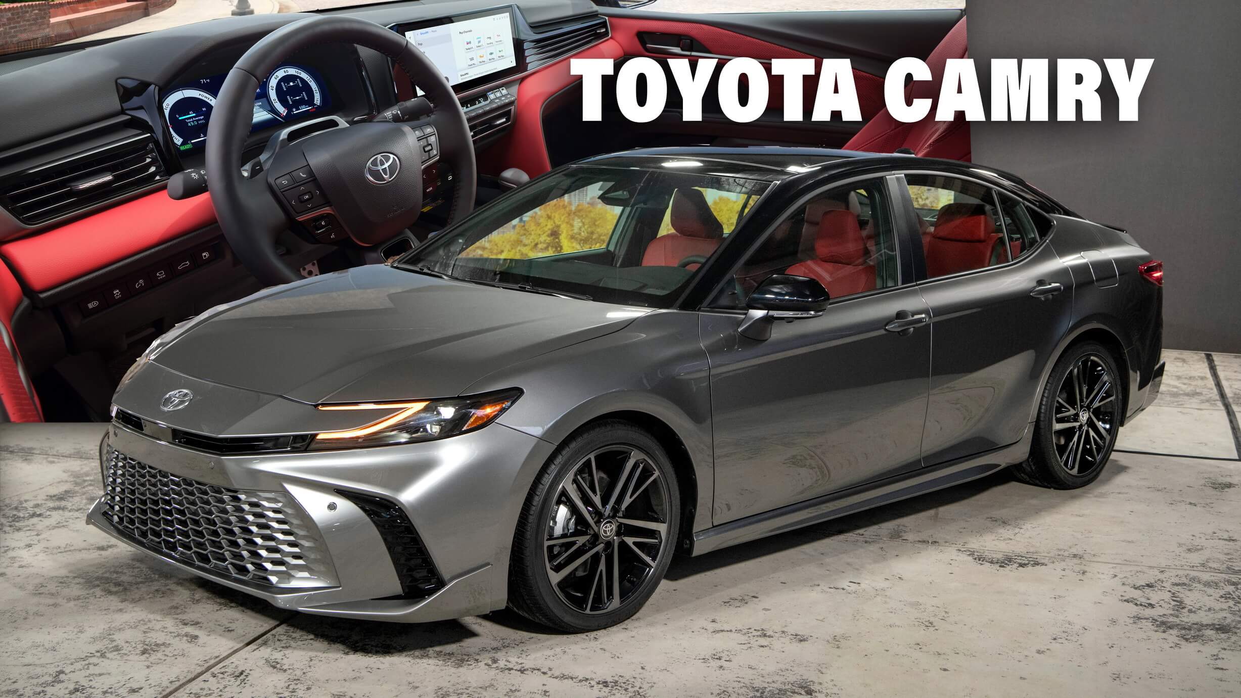 Toyota Camry 2025 года станет только гибридной, потеряет двигатель V6 и считает, что Америке все еще нужны разумные седаны