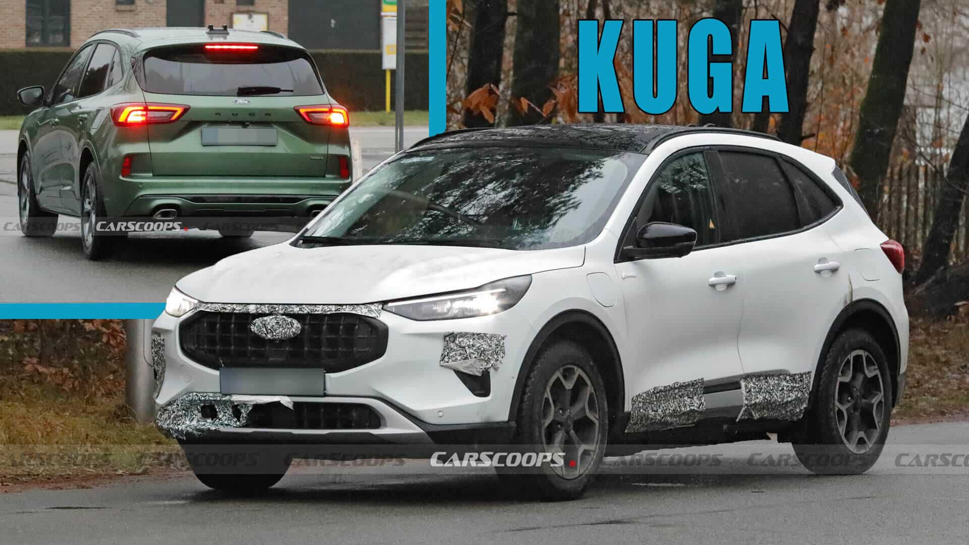 Замечено обновление Ford Kuga 2024 года, и от сходства невозможно уйти