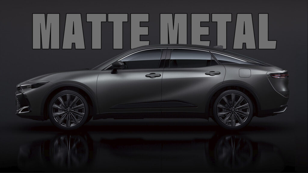  Toyota Crown «Matte Metal» Limited Edition имеет специальную краску, за которой легко ухаживать.