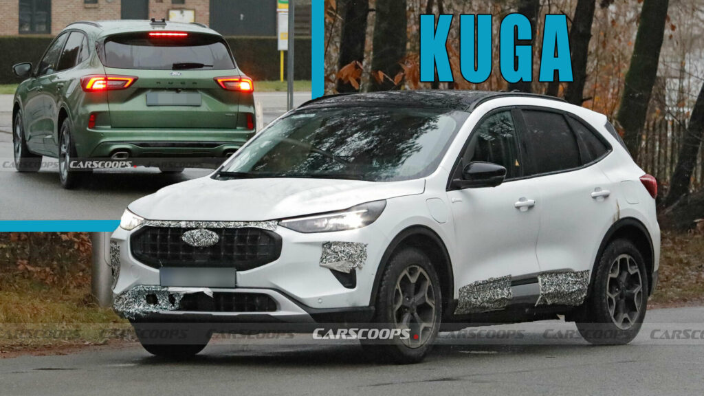  Замечено обновление Ford Kuga 2024 года, и от сходства невозможно уйти