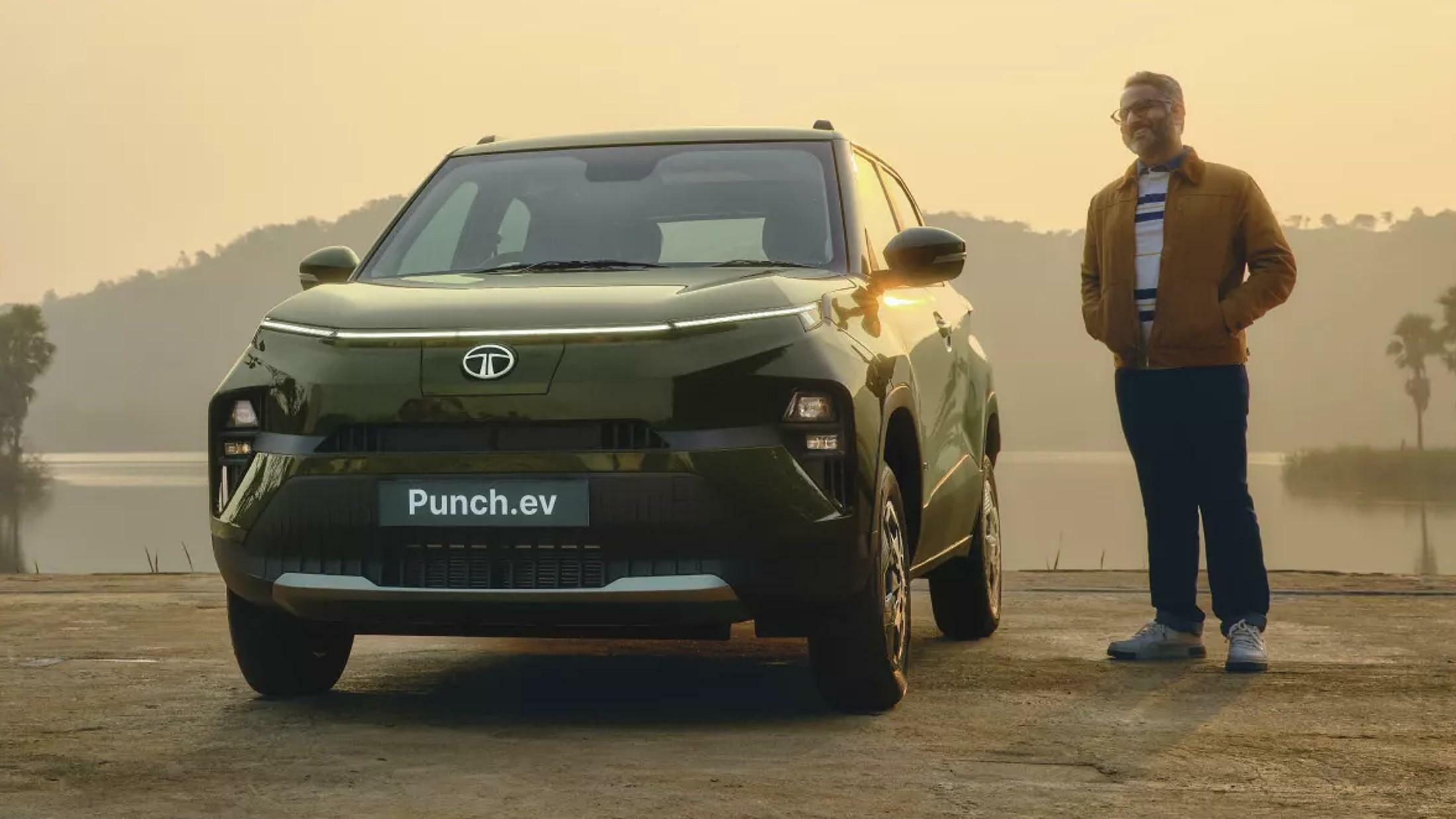 Tata Punch EV дебютирует в Индии с обновленным лицом и новой платформой