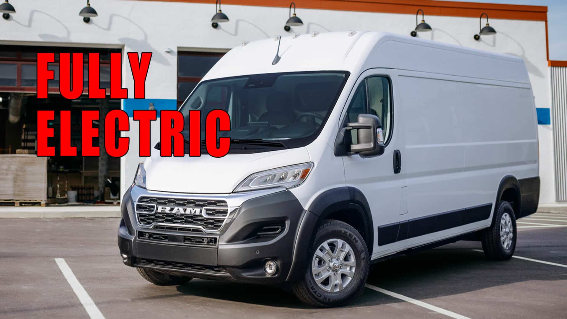 Ram ProMaster EV 2024 года дебютирует с запасом хода в 162 мили и лучшим в своем классе грузовым отсеком