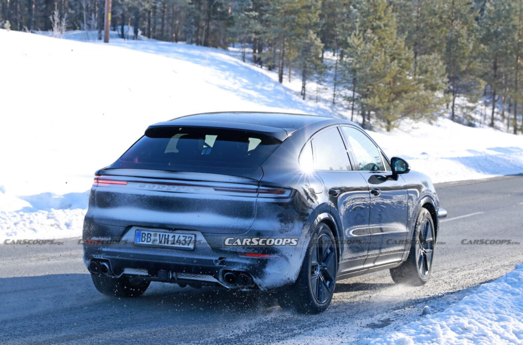  Что Porsche тестирует с этим Cayenne с двигателем ICE?