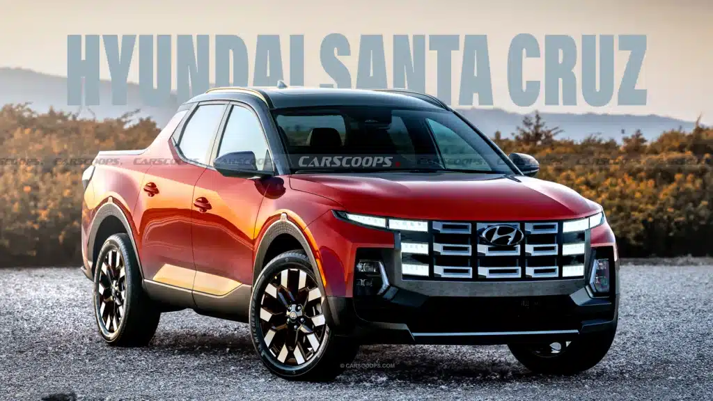 Hyundai Santa Cruz 2025: обновленный пикап станет более смелым