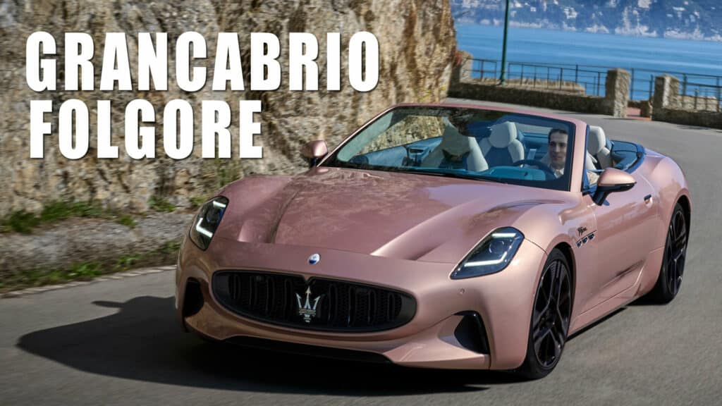 Maserati GranCabrio Folgore 2025 дебютирует как сексуальный электрический дроптоп