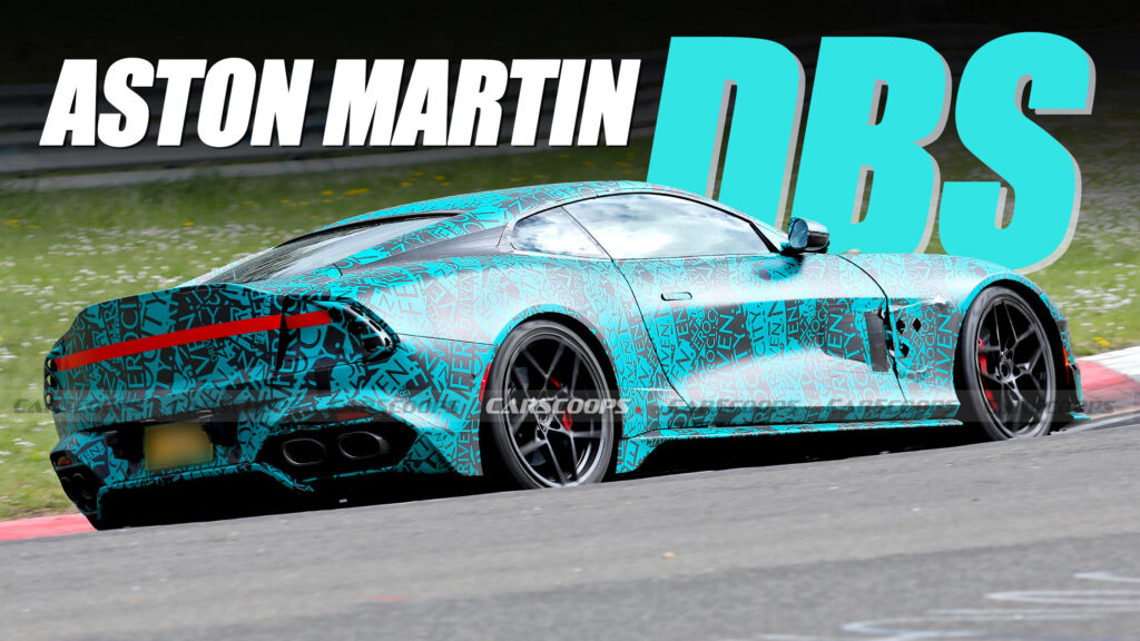 Новый Aston Martin DBS раскрывает больше скинов на фоне слухов о V12