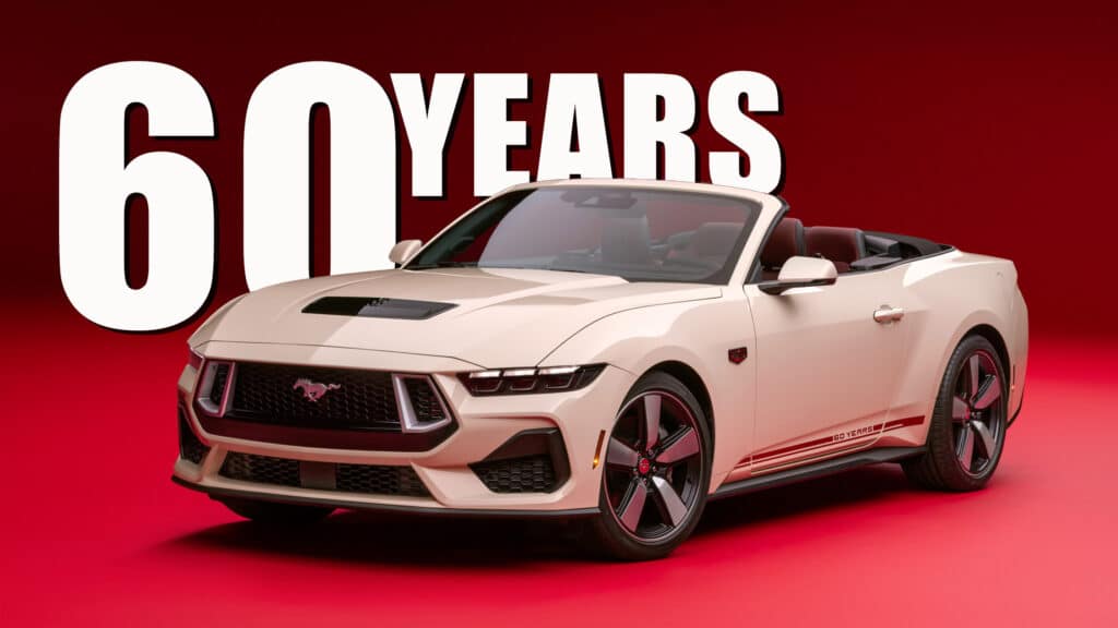 Пакет, посвященный 60-летию Ford Mustang только с двигателем V8, воплощает дух 1960-х годов