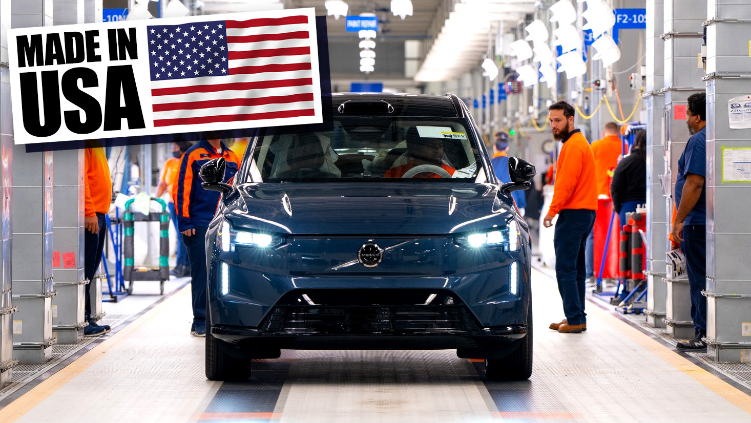 Volvo наконец начала производство электрического внедорожника EX90 в США после проблем с ошибками
