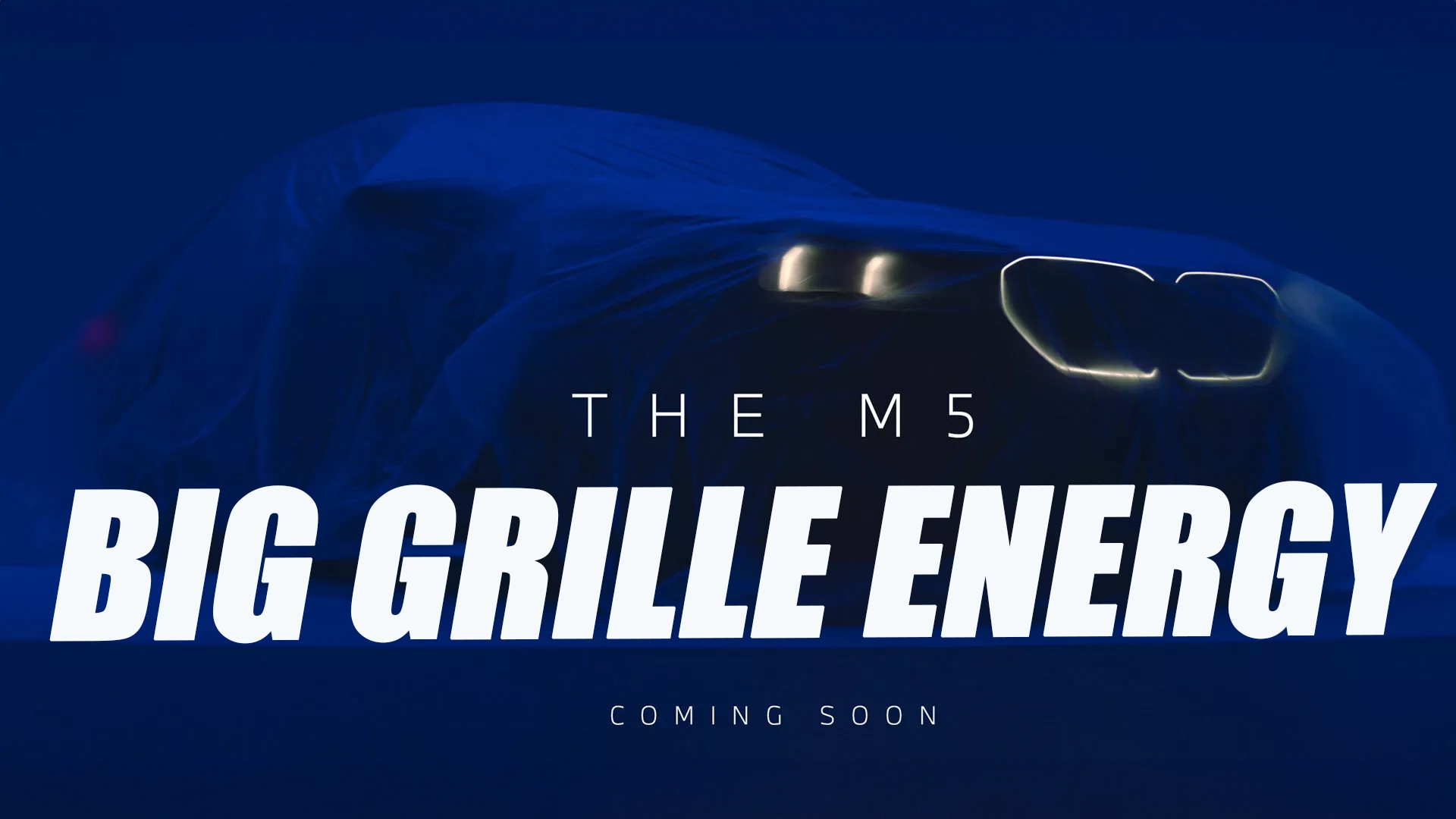 У BMW M5 2025 года будет яркая решетка с подсветкой