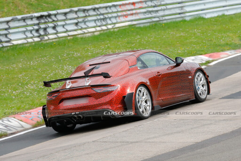  Secret Alpine A110 RS оказался быстрее* Cayman GT4 на тестах Нюрбургринга