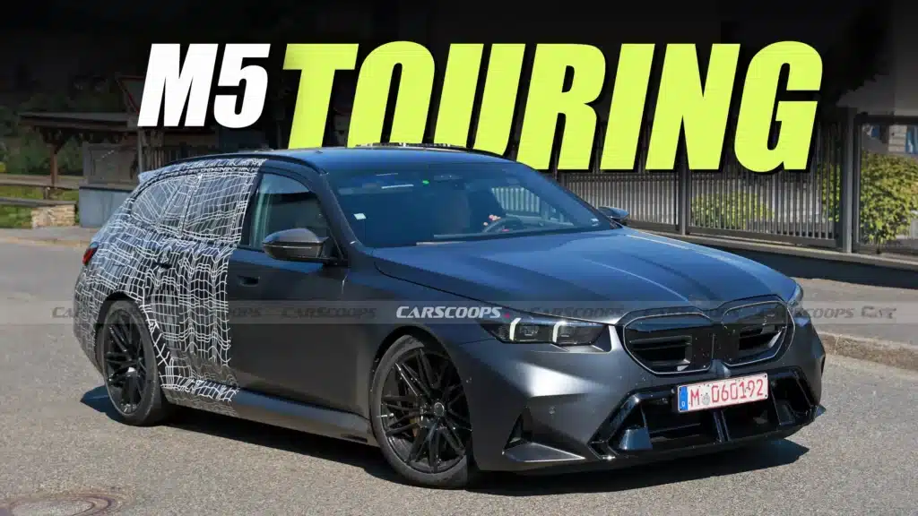 BMW M5 Touring 2025 года раздевается перед дебютом 15 августа