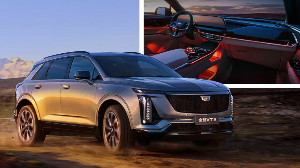 Cadillac XT5 получает обновление в стиле Lyriq в Китае