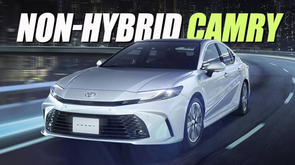 Toyota Camry 2025 года переходит на старую модель с бензиновым двигателем на некоторых рынках